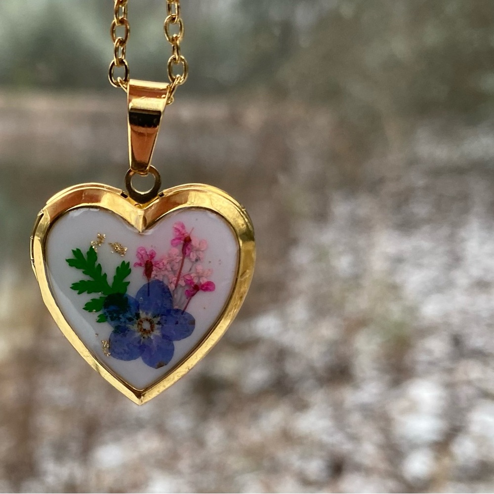 Pressed Flower Locket